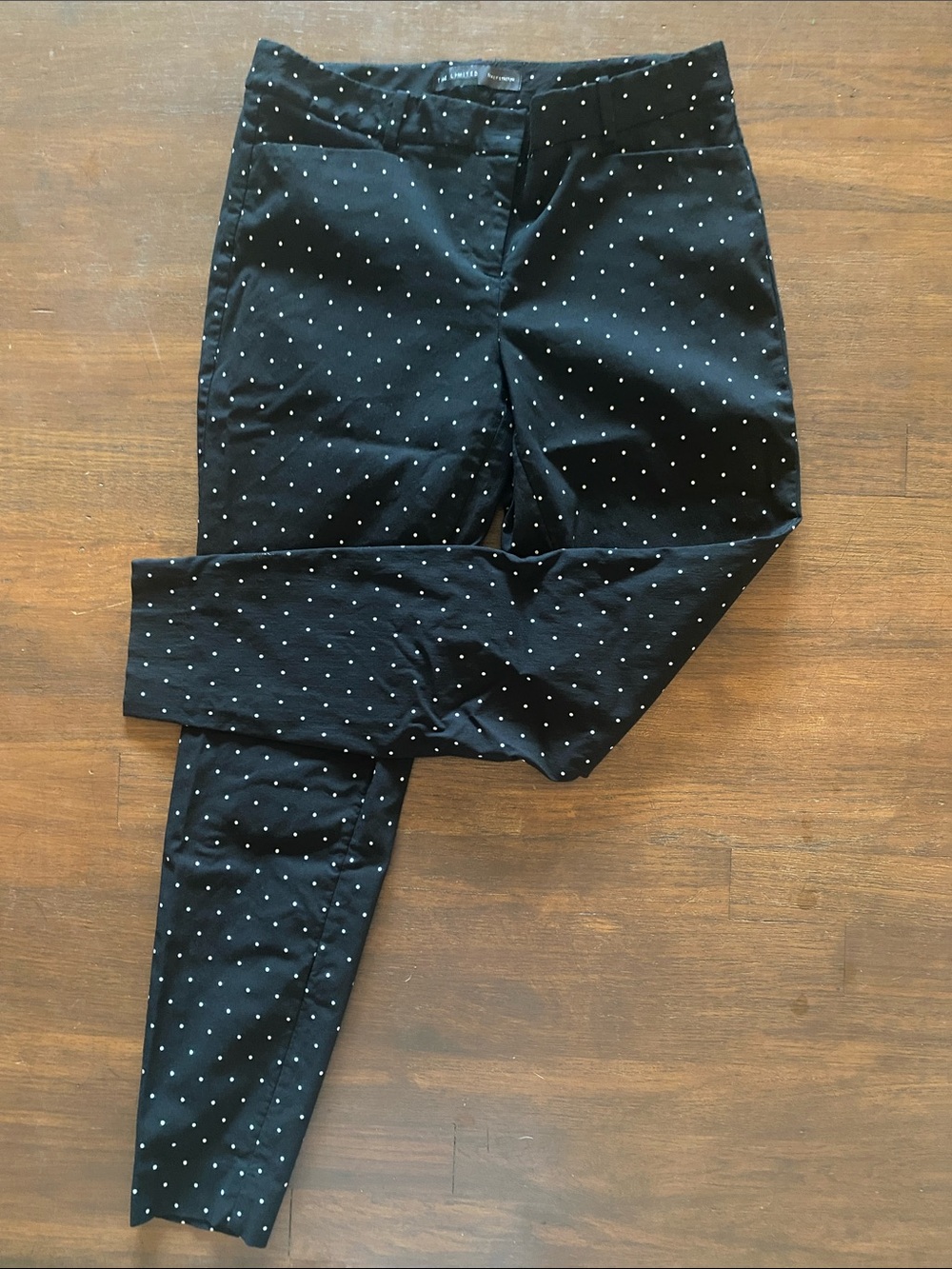 The Limited Black Polka Dot Chinos